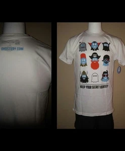 GHOSTERY SECRET IDENTITY SDCC COMIC CON SWAG WEISS MEDIUM MED HERREN T-SHIRT NEU - Bild 1 von 3
