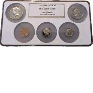 1999 Silver Proof Set PF69 Ultra Cameo - Picture 1 of 3