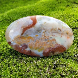 12.93gr Chrysocolla Native Copper  Crystal Chabochon Polished Indonesia - Picture 1 of 7