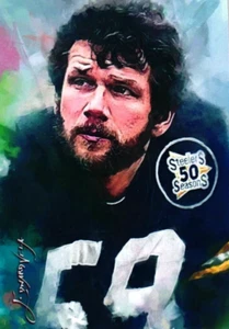 Jack Ham 2024 Autentica Edizione Limitata Artista Stampa Firmata Card 11 di 50 - Foto 1 di 4