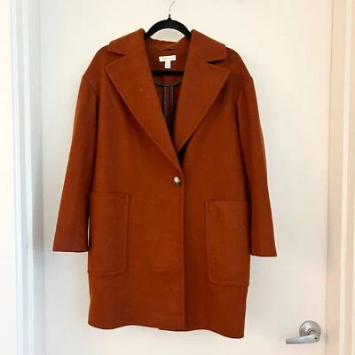 Chaquetón Topshop Camel Marrón Carly Pecho Único Talla 4 Foto 1 de 4