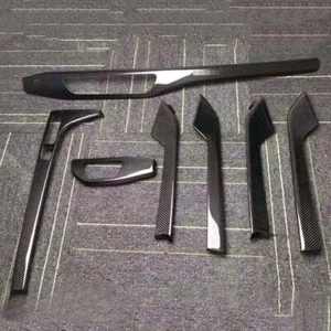 Real Carbon Fiber Inner Door Panel Cover Trim For Audi A5 S5 RS5 2018-2022 - Picture 1 of 5