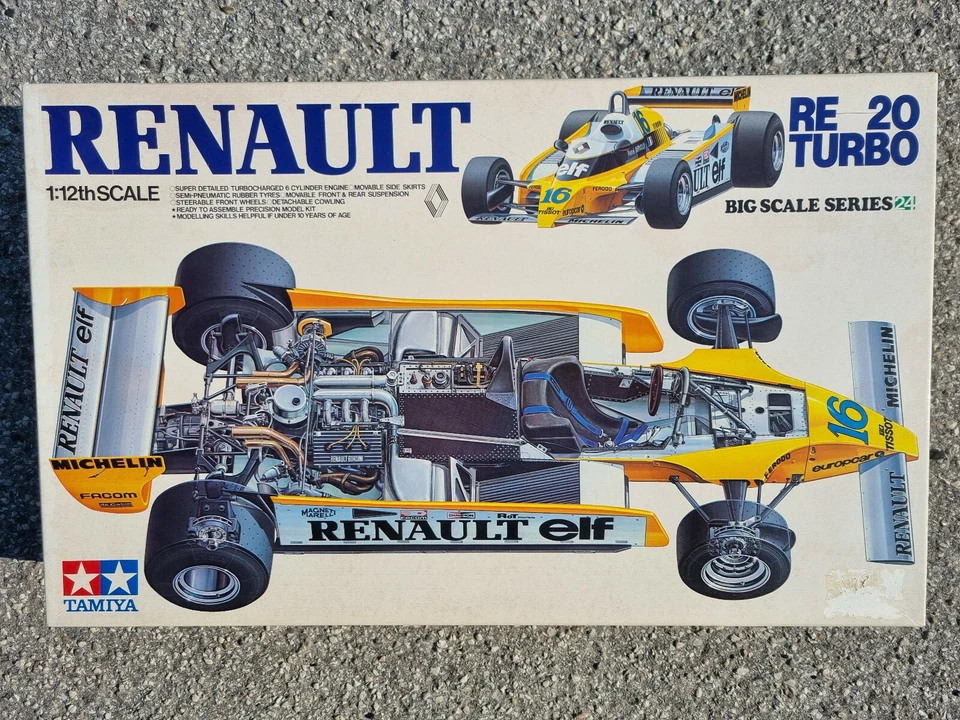 Tamiya 1:12 Renault RE 20 Turbo-kit no BS1226 - Immagine 1 di 1
