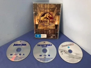 Jurassic Park Adventure Pack 3 Movie DVD Lost World Jurassic Park III R2,4 - Picture 1 of 5