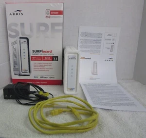 ARRIS SURFboard SB8200 DOCSIS 3.1 10 Gbps Cable Modem TESTED WORKS - Afbeelding 1 van 3