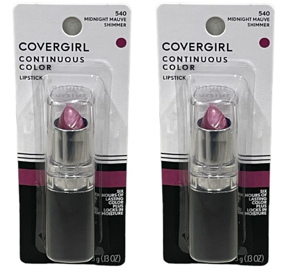 COVERGIRL Continuous Color Lipstick Midnight Mauve 540 0.11 Oz