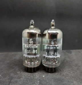 2 x ECC81 SIEMENS TUBE N55 - Picture 1 of 2