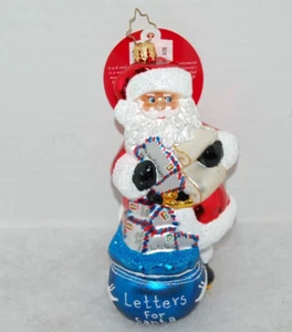 RADKO Notes for Nick Christmas Ornament 1020870 Santa - Picture 1 of 6
