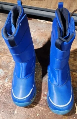 Lands End детский снег ботинки ярко синий нам размер 7 М - Изображение 1 из 4