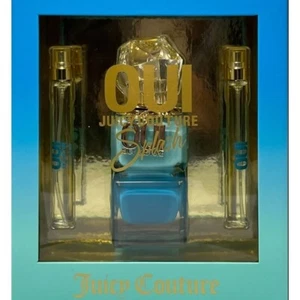 Juicy Couture Oui Splash 3.4oz Gift Set Eau de Parfum + .33oz Purse Spray x 2 - Picture 1 of 3
