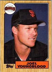 Trade Card Joel Youngblood 1987 Topps #759 MLB Major League Baseball SF Giants - Picture 1 of 2