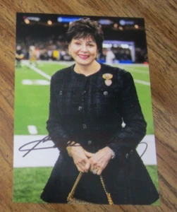Gayle Benson Owner Autographed Signed 5X7 Photo NFL Football New Orleans Saints - Picture 1 of 3