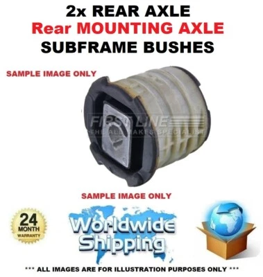 2x Rear Axle Rear SUBFRAME AXLE BUSHES for BMW 3 (F30, F80) 318 i 2015-2018 - Image 1 of 4