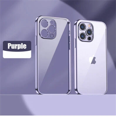Soft Shockproof Case Cover Clear Plating For iPhone 15 14 13 Pro Max 13 12 Mini - Image 1 of 4