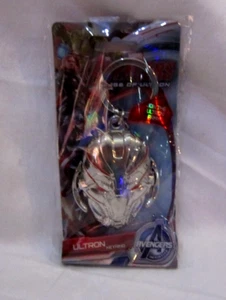 Unisex Marvel Avengers 2 Ultron Head Red Eyes Pewter Key Ring Keychain-New!AR2S - Picture 1 of 3