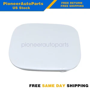 White Fuel Door Gas Filler Lid Cover For 2006-2012 Toyota RAV4 7735042070 - Picture 1 of 13