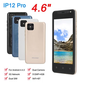 IP12 Pro 4.7' HD Ultra-thin 3G WiFi Smartphone Dual SIM Mobile Phone for Android - Picture 1 of 22