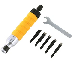 Electric Chisel Tool Wood Carving Machine Woodworking Small Spanner + 5 Tips US - Picture 1 of 7