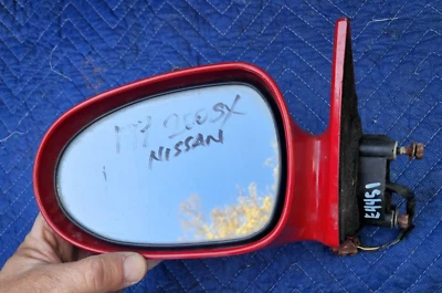 Espejo retrovisor eléctrico izquierdo Nissan 200SX Sentra LH 1995-1999 OEM rojo 96302-4B000 Foto 1 de 4