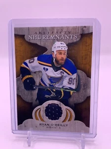 2021-22 UPPER DECK ARTIFACTS RYAN O'REILLY GAME USED JERSEY NHL REMNANTS BLUES - Picture 1 of 2