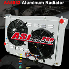 3 Row Radiator+Shroud Fan For 1971-73 Ford Mustang /Lincoln/ Mercury Cougar V8 Ford Cougar