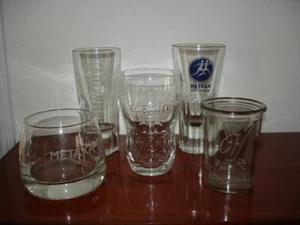 @@ 5 verschiedene REKLAMEGLÄSER @@ NEU & für SAMMLER & FLOHMARKT !!!!!!!!! - Bild 1 von 4