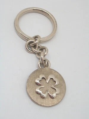 Llavero Con TRÉBOL De La Suerte En Plata 925 - Imagen 1 de 3