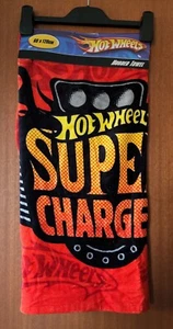 Hot Wheels Kids Printed Cotton Hooded Poncho Beach Towel 60cm x 120cm NOS 2008 - Picture 1 of 2