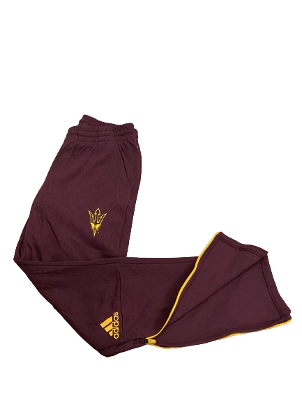 Pantalones Adidas NCAA Arizona State Climalite Borgoña/Amarillo CY9646  Foto 1 de 1