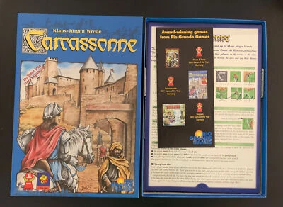 Carcassonne Medieval Board Game Complete River Expansion Rio Grande Games 2000 - Image 1 of 4