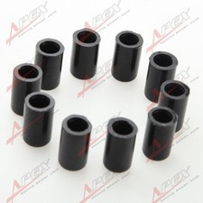 10PCS 6mm 1/4" Silicone Blanking Cap Intake Vacuum Hose End Bung Plug Black