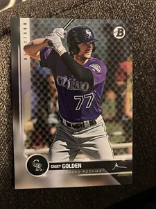Casey Golden 2019 Bowman Direct 360 Gary Vee #5 Colorado Rockies 