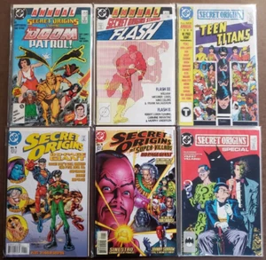 Lot of 6 DC Comics Secret Origins Annuals & 80-Pg Giants - 1987-99 - High Grade - Picture 1 of 7