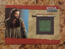 2001 Xena Warrior Princess Trading Cards Season 6 Eli Costume Card R10