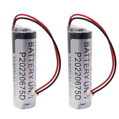 2PCS R88A-BAT01G Batteria 3.6V 2000mAh per Omron PLC Batteria di Backup ER6V NUOVO - Immagine 1 di 3