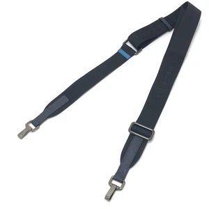 Bolso BURBERRY Logo Accesorios Correa para el Hombro Cuero/Lona Azul Marino - Imagen 1 de 9