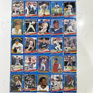 Lot of 25 1990 Donruss Baseball Cards McGwire Canseco Gwynn Alomar Bonds - Picture 1 of 7