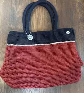 Borsa a tracolla The Sak maglia uncinetto doppio manico chiusura magnetica - Foto 1 di 5