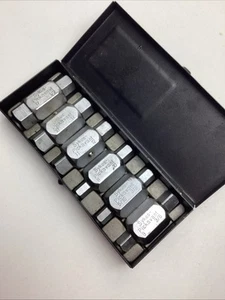 Sykes Pickavant Oil Drain Plug Set, Set Of Six In Original Metal Case, 12 Sizes - Picture 1 of 14