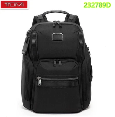 NEW TUMI ALPHA BRAVO SEARCH 232789D Black Backpack Nylon Leather - Image 1 of 4