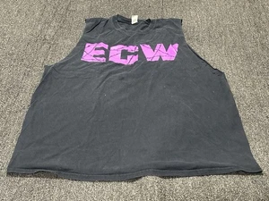 ECW T-Shirt Tank Top WWE WWF XXL 2XL schwarz 90s Y2K Wrestling Herren Tee selten - Bild 1 von 12