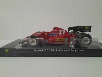 005 Perfect 1/24 F1 Ferrari 126 C2B Tambay 1983 Centauria Rba Panini Salvat Ixo - Immagine 1 di 4