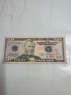 2006. US Fifty Dollar Bill Star Note $50 - Image 1 of 4