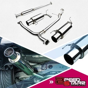 FOR 98-02 HONDA ACCORD V6 STAINLESS EXHAUST CATBACK SYSTEM 4.5" MUFFLER TIP - Imagen 1 de 1