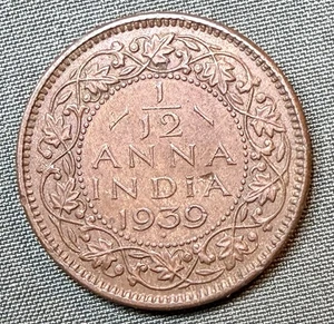 Indien Briten 1939 1/12 Anna. Geringe Auflage. Selten. Schneller Versand. Vertrauenswürdiger Verkäufer!  - Bild 1 von 5
