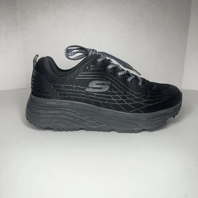 Skechers Work Slip Resistant Women’s Black Shoes Size 9 Max Cushioning - Image 1 of 4