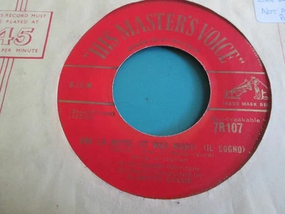 Tito Gobbi: Era La Notte (It Was Night) (Il Sogno) 1st UK 7" Vinyl Single 7R107 - Image 1 of 2