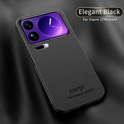 Para Xiaomi 17 Pro Max, Funda de Teléfono Antigolpes Retro Cuero Suave Magnética Cubierta Foto 1 de 4