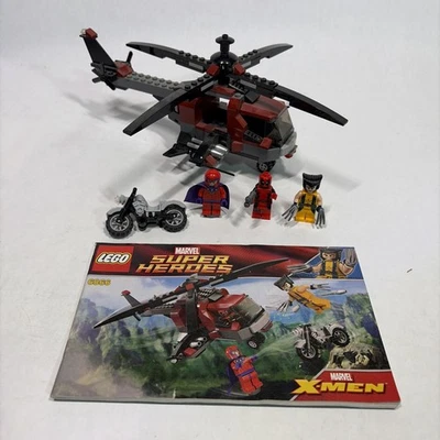 LEGO Marvel X-Men 6866 Wolverine's Chopper Showdown con manual Foto 1 de 4