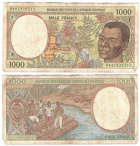 Central African St. / CAR - 1000 Francs 1994 F P. 302Fb - Picture 1 of 1